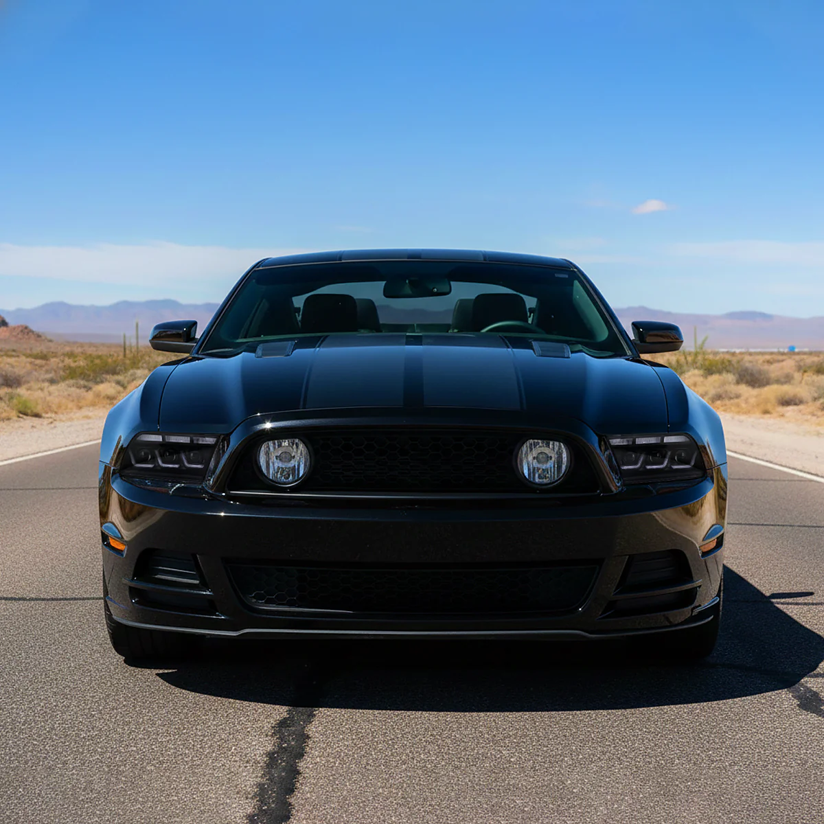 Spec-D Full LED Headlights for Ford Mustang S197 (2010-2014) S650 Style in a Black Housing w/ Sequential Turn Signals - Image 12