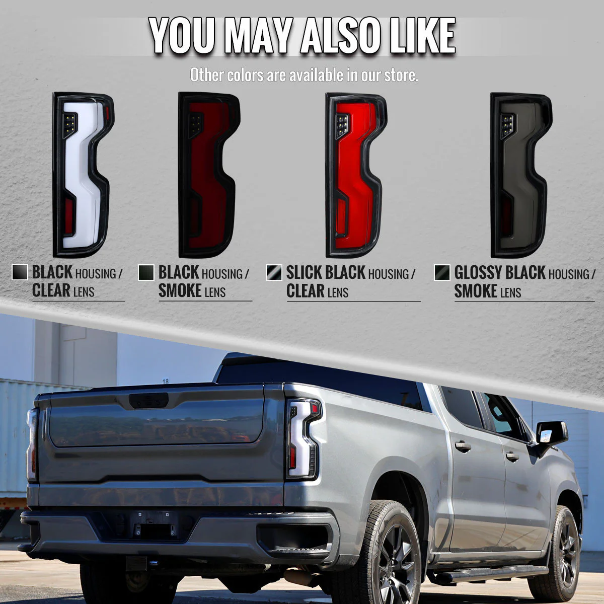 Spec-D Full LED Tail Lights Chevy Silverado 1500 (2019-2026) 2500HD/3500HD (2020-2023) with Switchback Sequential LED Turn Signal - Image 12
