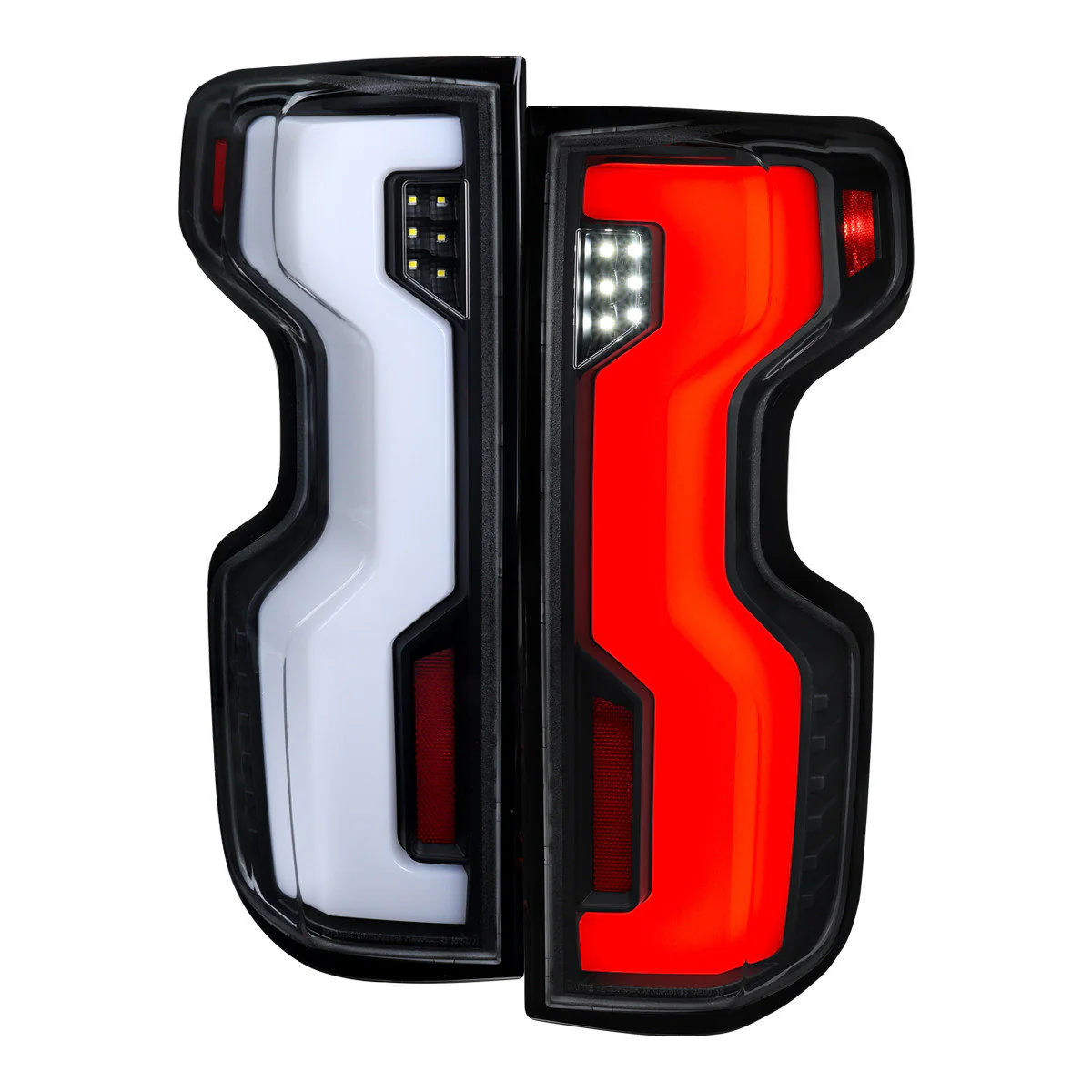 Spec-D Full LED Tail Lights Chevy Silverado 1500 (2019-2026) 2500HD/3500HD (2020-2023) with Switchback Sequential LED Turn Signal - Image 5