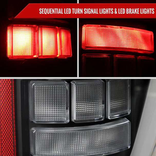 Spec-D Full LED Tail Lights Ford F150 (2021-2023) LED w/ Switchback Sequential Turn Signals - Image 14