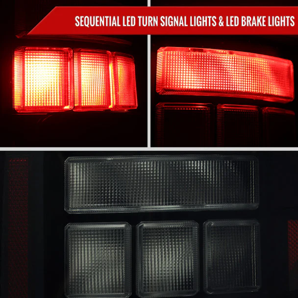Spec-D Full LED Tail Lights Ford F150 (2021-2023) LED w/ Switchback Sequential Turn Signals - Image 24
