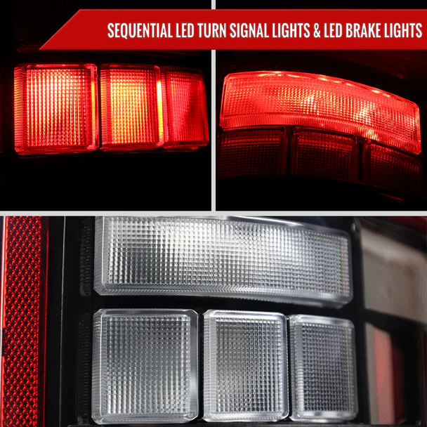 Spec-D Full LED Tail Lights Ford F150 (2021-2023) LED w/ Switchback Sequential Turn Signals - Image 33