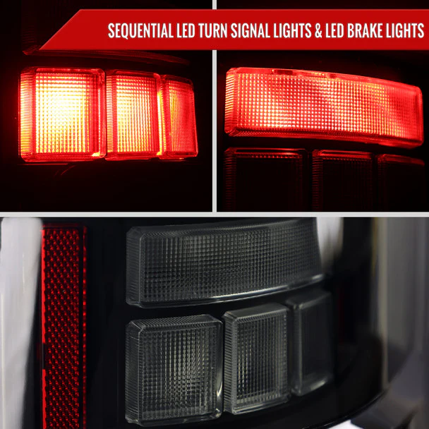 Spec-D Full LED Tail Lights Ford F150 (2021-2023) LED w/ Switchback Sequential Turn Signals - Image 43