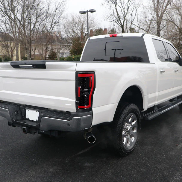 Spec-D Full LED Tail Lights Ford F250 F350 F450 F550 Super Duty (2017-2019) LED Bar - Black or Chrome - Image 19