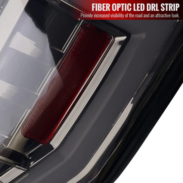 Spec-D Full LED Tail Lights Ford F250 F350 F450 F550 Super Duty (2017-2019) LED Bar - Black or Chrome - Image 24