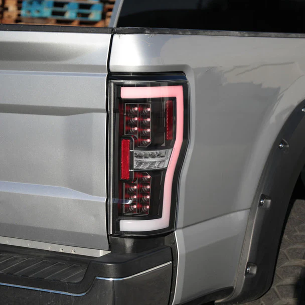 Spec-D Full LED Tail Lights Ford F250 F350 F450 F550 Super Duty (2017-2019) LED Bar - Black or Chrome - Image 32