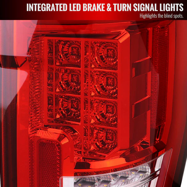 Spec-D Full LED Tail Lights Ford F250 F350 F450 F550 Super Duty (2017-2019) LED Bar - Black or Chrome - Image 53
