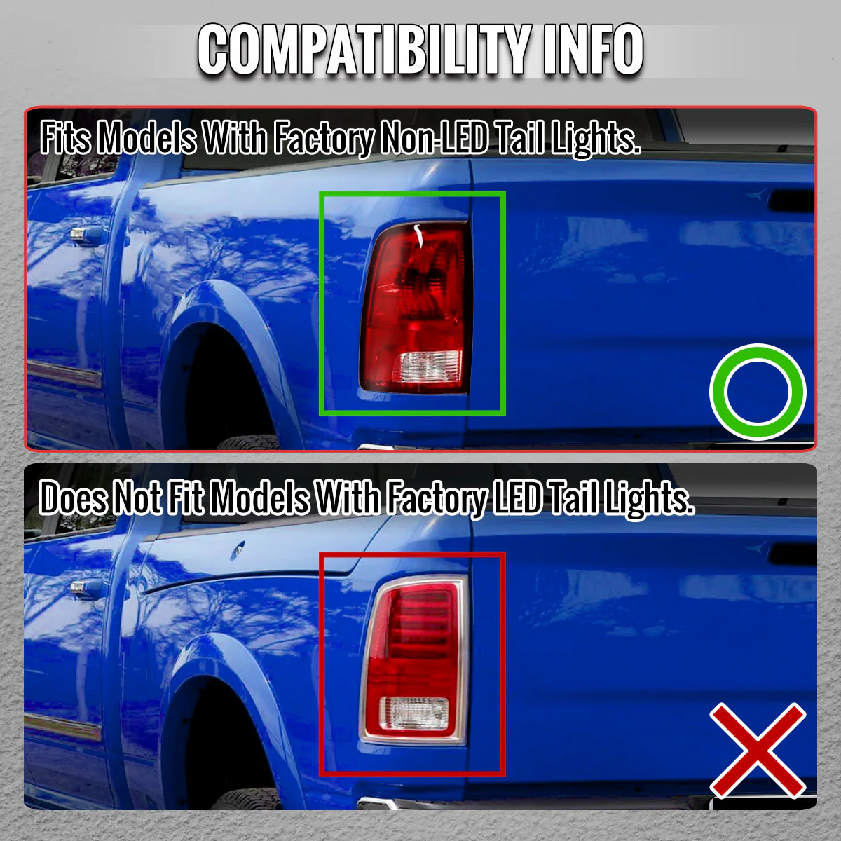 Spec-D Full LED Tail Lights Ram 1500 (09-18) 2500 3500 (10-18) C Bar or Figure 8 Style - Image 16