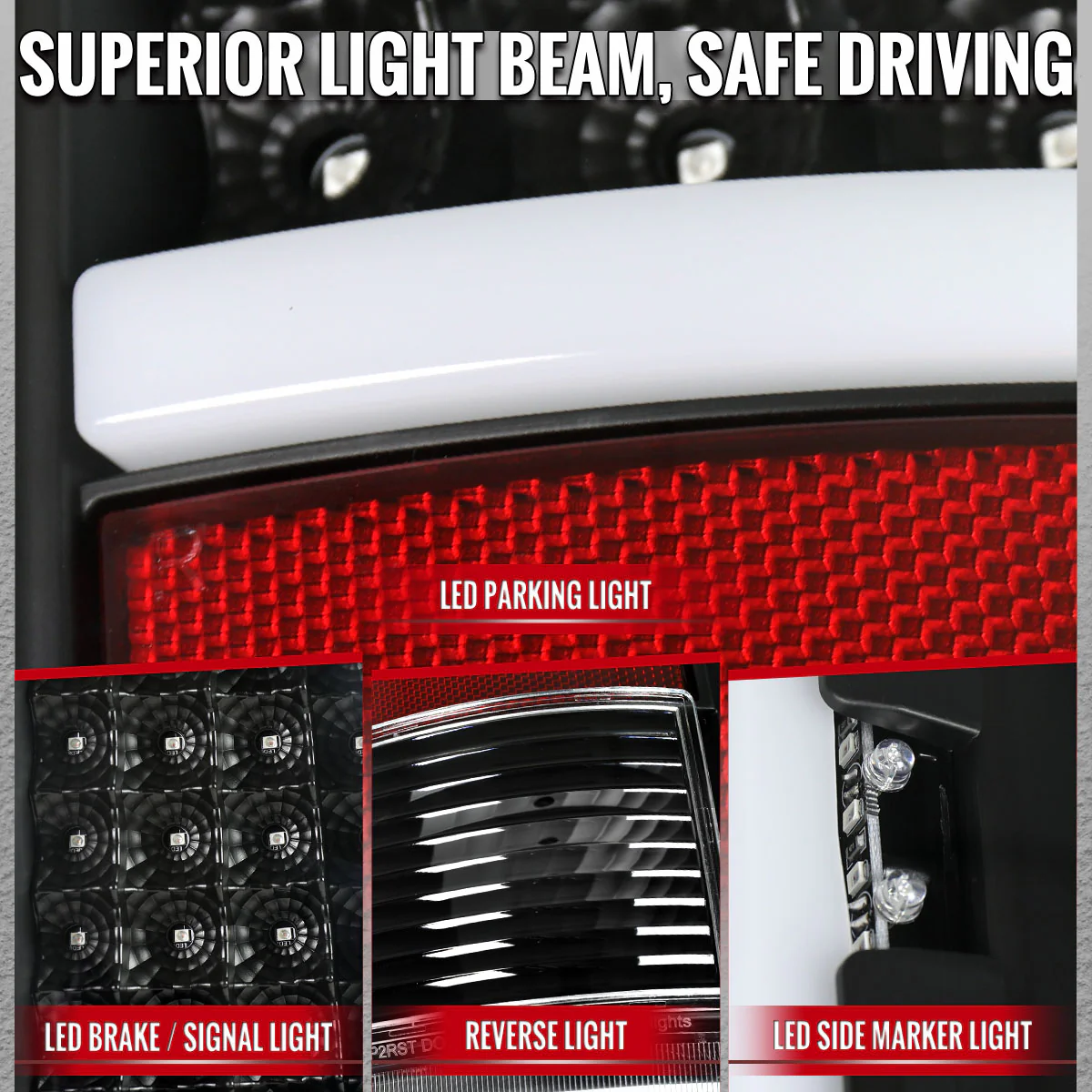 Spec-D Full LED Tail Lights Ram 1500 (09-18) 2500 3500 (10-18) C Bar or Figure 8 Style - Image 18