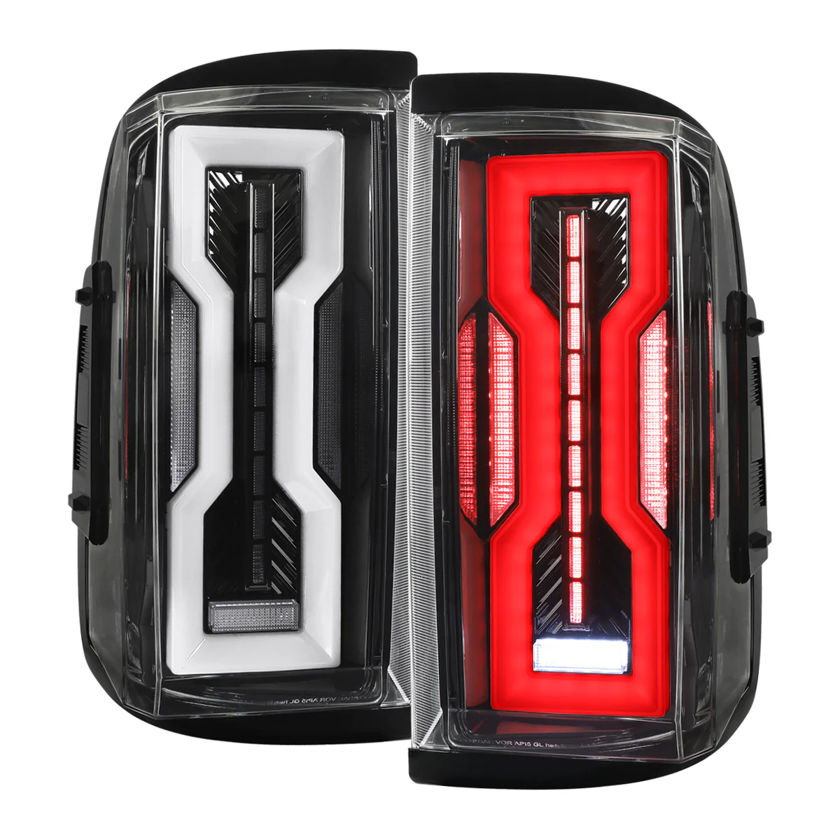 Spec-D Full LED Tail Lights Ram 1500 (09-18) 2500 3500 (10-18) C Bar or Figure 8 Style - Image 2