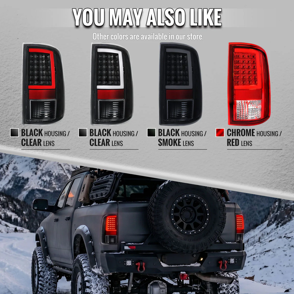 Spec-D Full LED Tail Lights Ram 1500 (09-18) 2500 3500 (10-18) C Bar or Figure 8 Style - Image 21