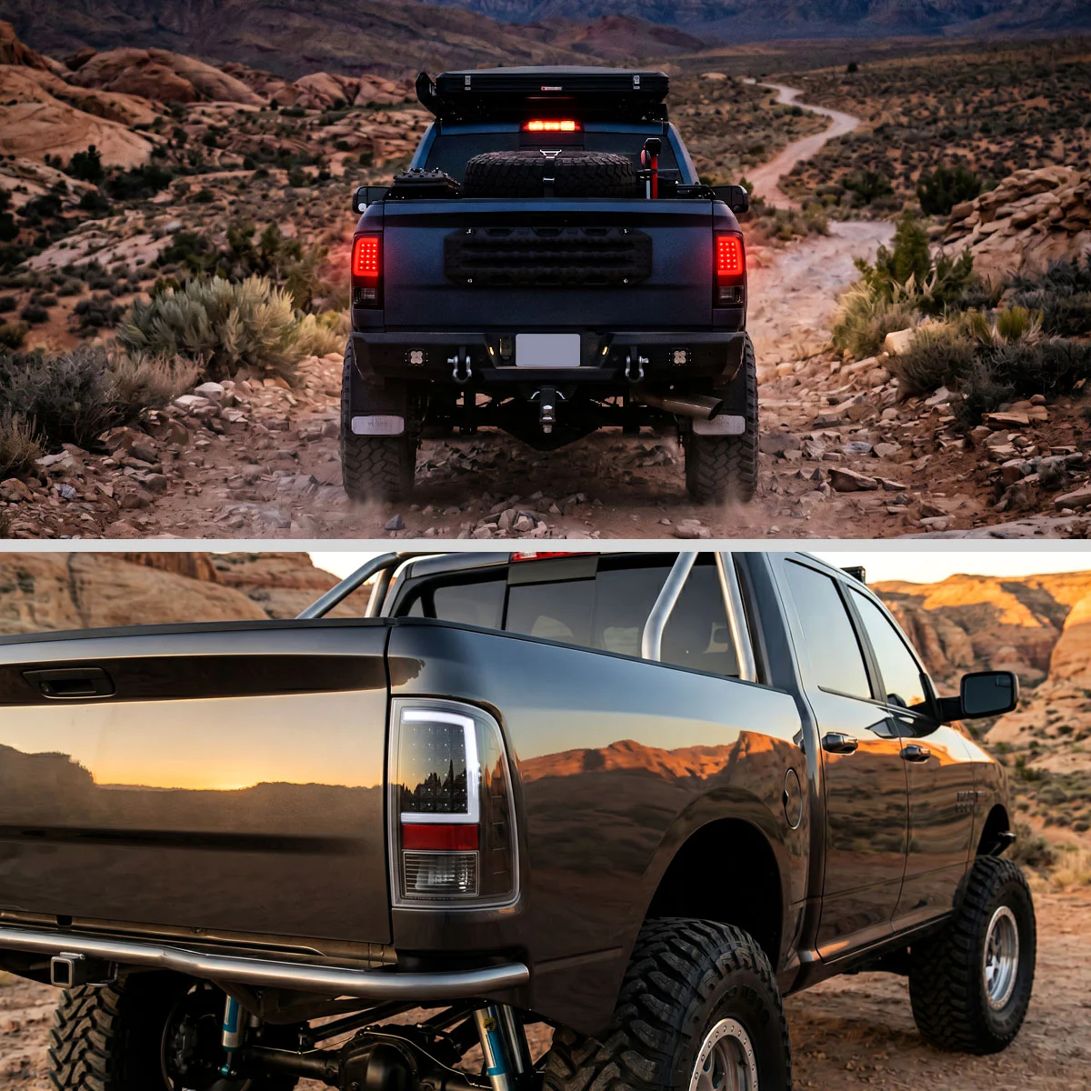 Spec-D Full LED Tail Lights Ram 1500 (09-18) 2500 3500 (10-18) C Bar or Figure 8 Style - Image 24