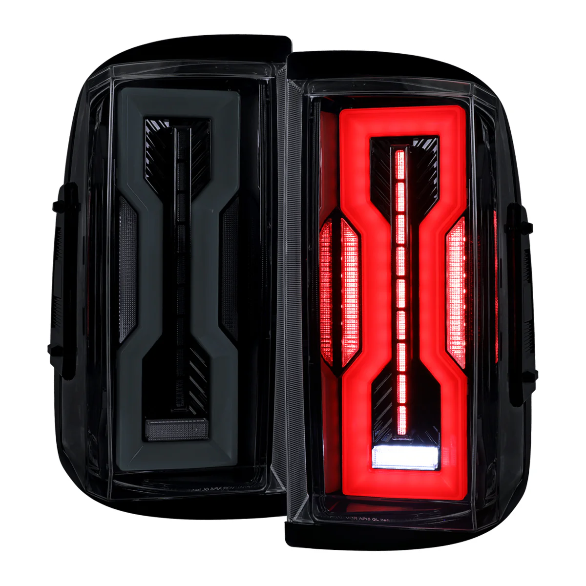 Spec-D Full LED Tail Lights Ram 1500 (09-18) 2500 3500 (10-18) C Bar or Figure 8 Style - Image 3