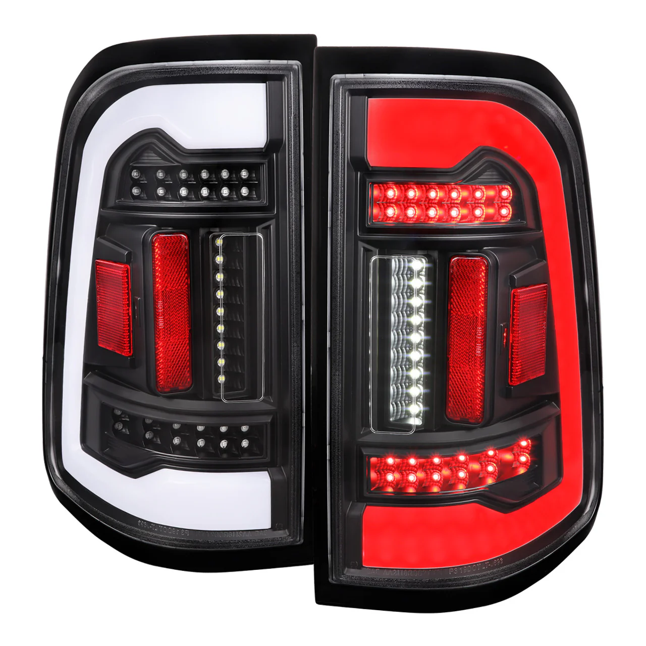 Spec-D Full LED Tail Lights Ram 1500 (2019-2024) With or Without Sequential Turn Signal