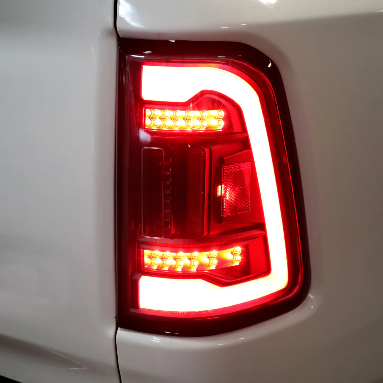 Spec-D Full LED Tail Lights Ram 1500 (2019-2024) With or Without Sequential Turn Signal - Image 5