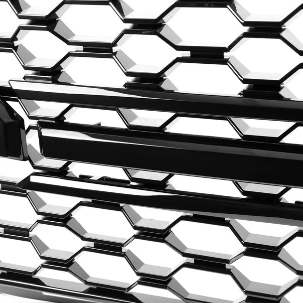 Spec-D Grill Chevy Silverado 1500 (2019–2022) Honeycomb Style - Gloss Black - Image 13