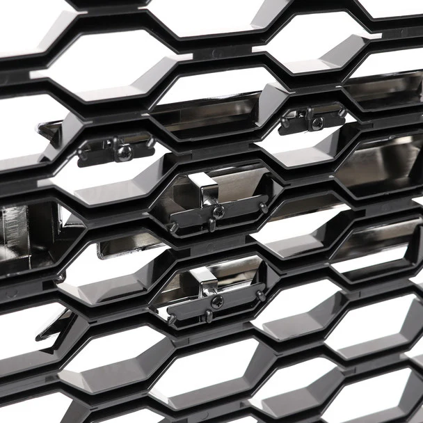 Spec-D Grill Chevy Silverado 1500 (2019–2022) Honeycomb Style - Gloss Black - Image 5