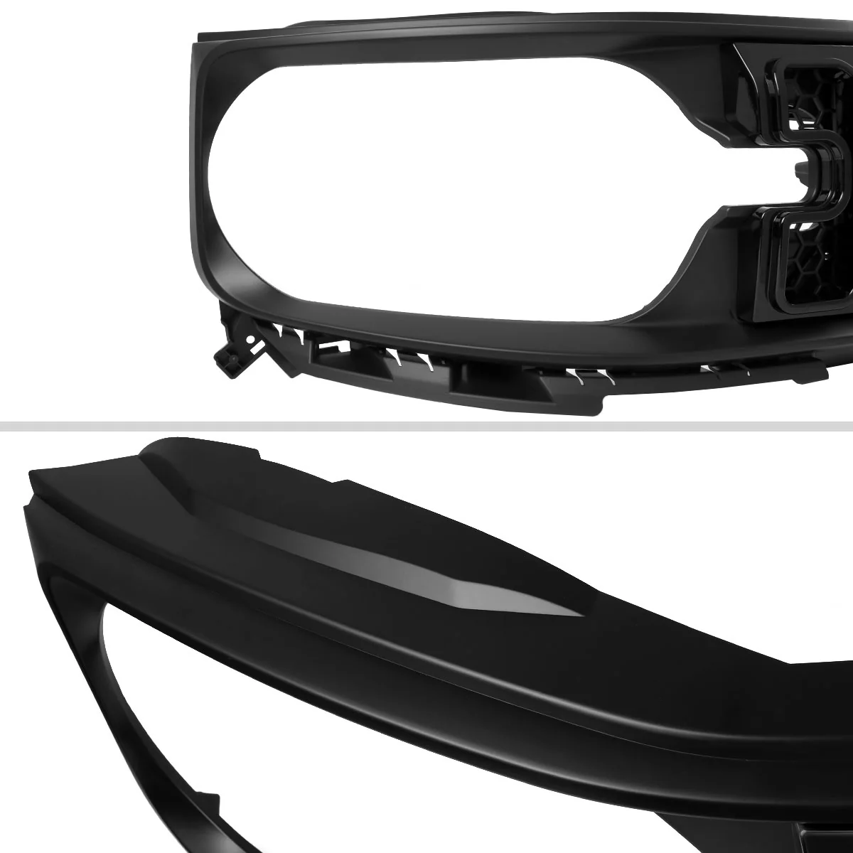 Spec-D Grill Ford Bronco Sport (2021-2023) Gloss Black or Chrome Replacement - Image 9