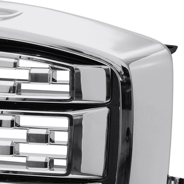 Spec-D Grill GMC Acadia (2017-2019) Denali Style Upper Hood - Black or Chrome - Image 3