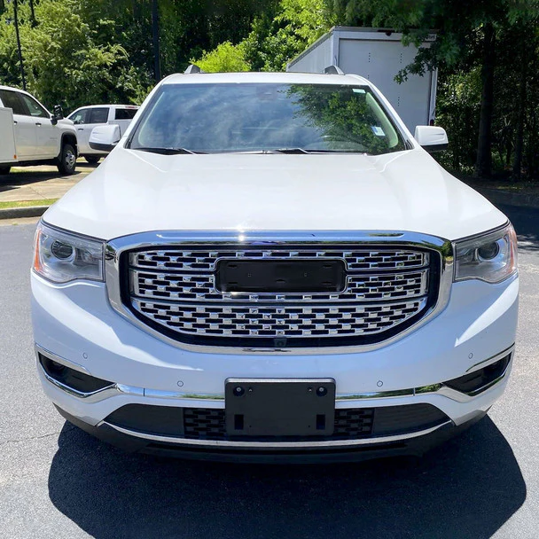 Spec-D Grill GMC Acadia (2017-2019) Denali Style Upper Hood - Black or Chrome - Image 5