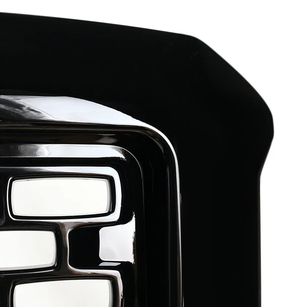 Spec-D Grill GMC Sierra 1500 (2014-2015) Denali Style Square Mesh - Gloss Black - Image 6