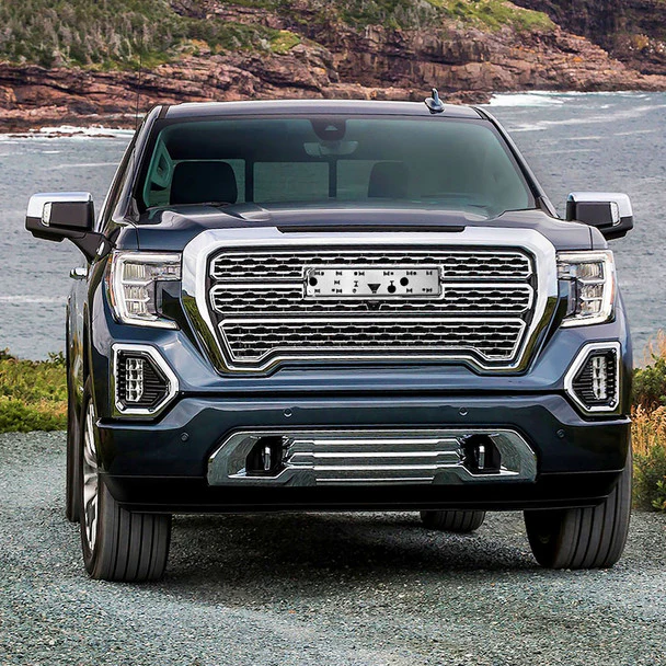 Spec-D Grill GMC Sierra 1500 (2019-2021) Denali Style Mesh - Chrome or Black - Image 10