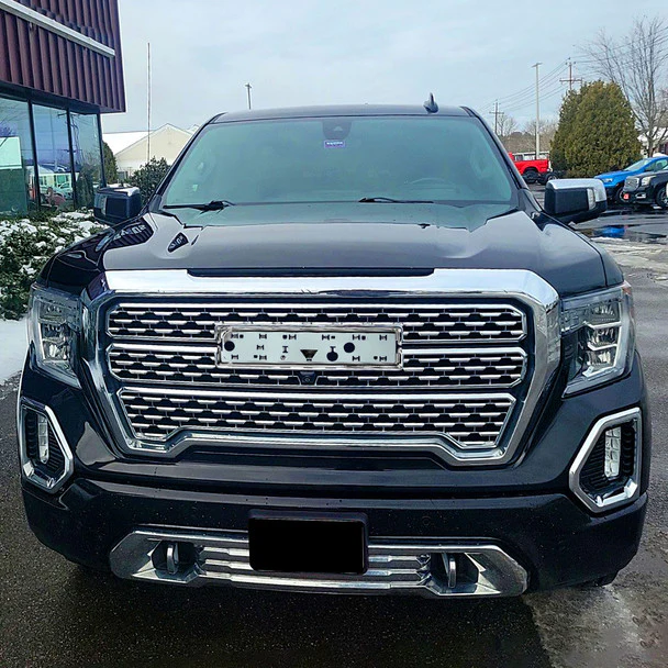 Spec-D Grill GMC Sierra 1500 (2019-2021) Denali Style Mesh - Chrome or Black - Image 12