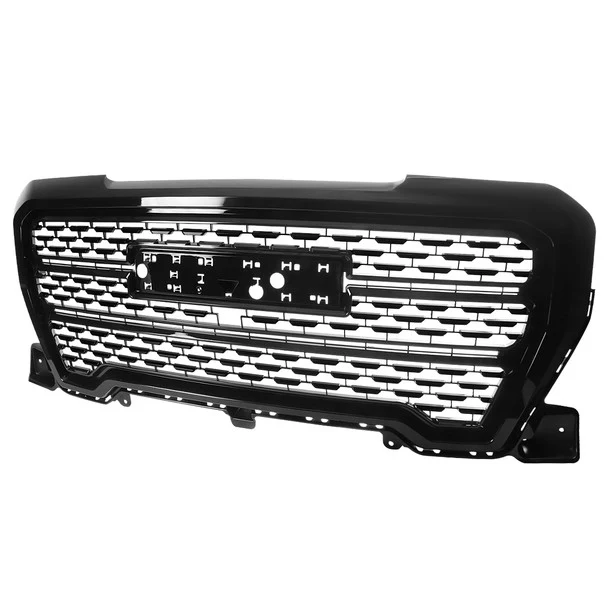 Spec-D Grill GMC Sierra 1500 (2019-2021) Denali Style Mesh - Chrome or Black - Image 13
