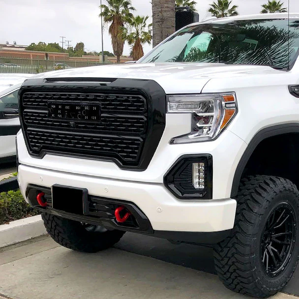 Spec-D Grill GMC Sierra 1500 (2019-2021) Denali Style Mesh - Chrome or Black - Image 21