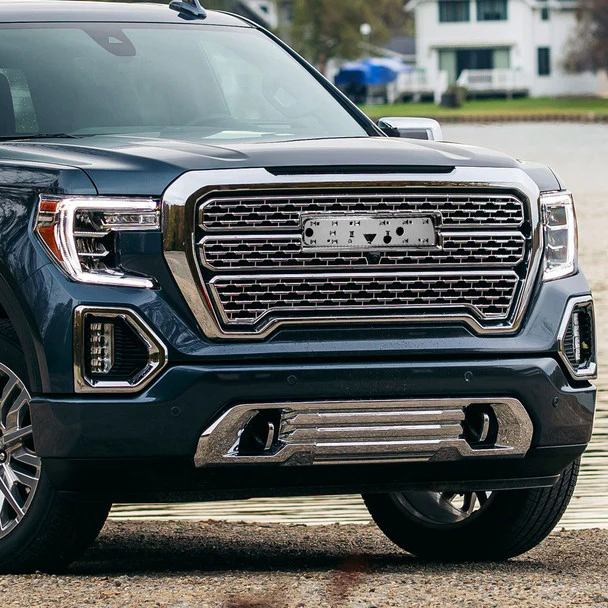 Spec-D Grill GMC Sierra 1500 (2019-2021) Denali Style Mesh - Chrome or Black - Image 9