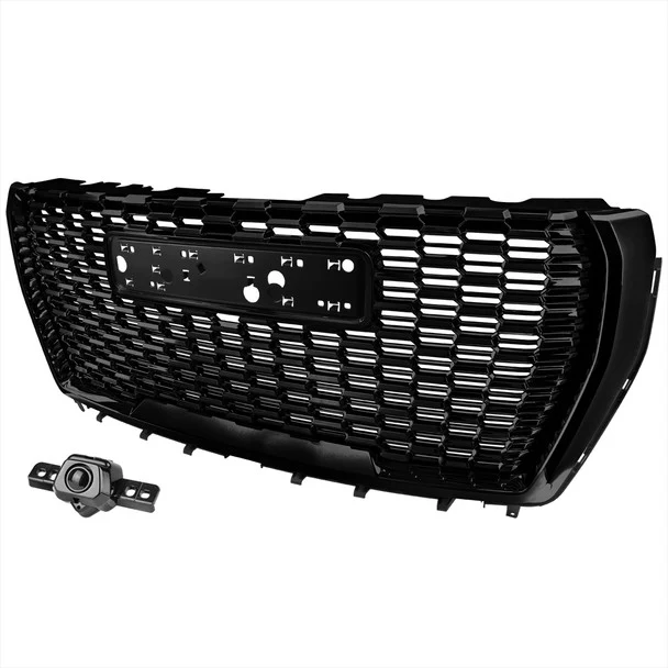 Spec-D Grill GMC Yukon / Yukon XL (2021-2023) Denali Style Mesh - Gloss Black or Chrome - Image 11