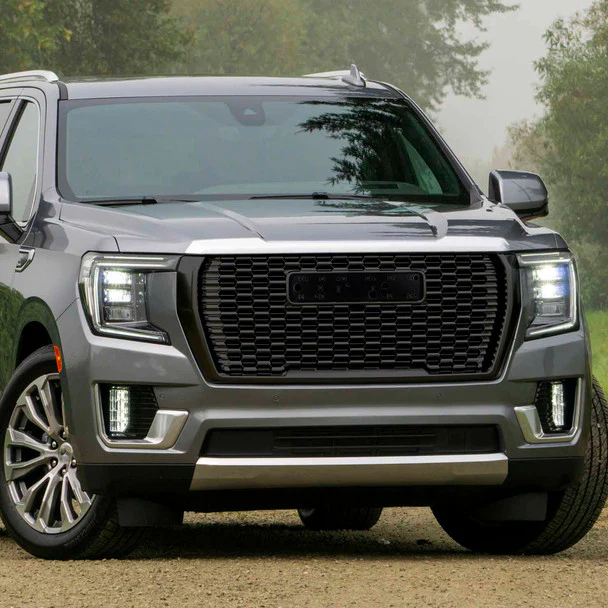 Spec-D Grill GMC Yukon / Yukon XL (2021-2023) Denali Style Mesh - Gloss Black or Chrome - Image 20