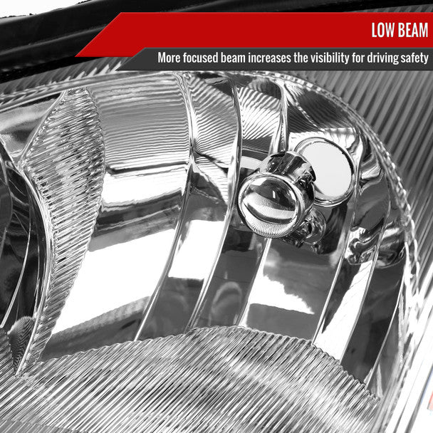 Spec-D Headlights Chrysler PT Cruiser (01-05) OEM Replacement w/ Black or Chrome Housing - Image 3