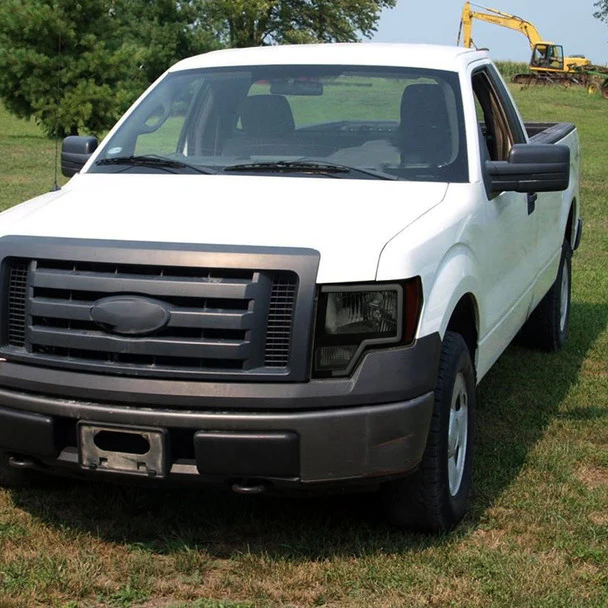 Spec-D Headlights Ford F150 (2009-2014) Factory Style w/ LED Bar & Amber Reflectors - Image 9