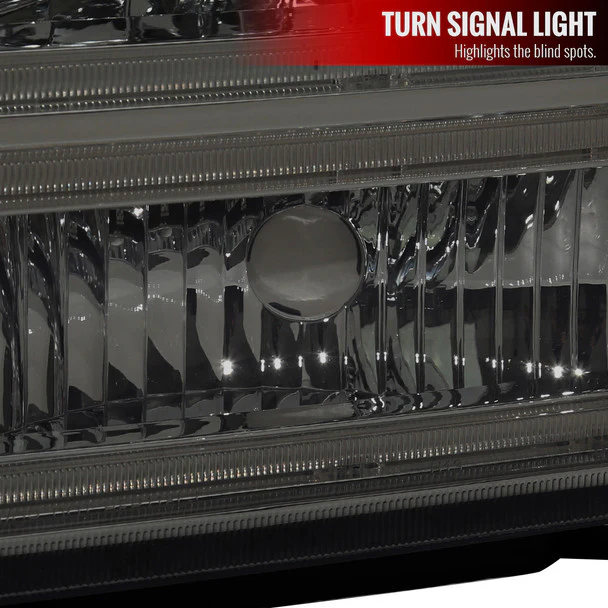 Spec-D Headlights Ford F250 / F350/ F450 / F550 Super Duty (2005-2007) OE Style w/ Dual LED C-Bar - Chrome or Black - Image 15