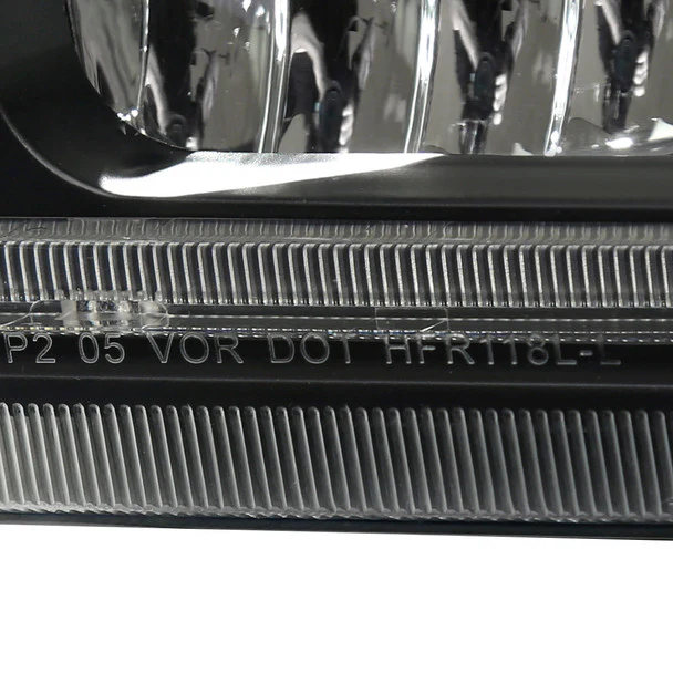 Spec-D Headlights Ford F250 / F350/ F450 / F550 Super Duty (2005-2007) OE Style w/ Dual LED C-Bar - Chrome or Black - Image 27