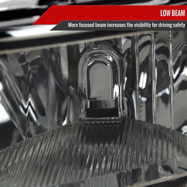Spec-D Headlights GMC Sierra 1500 (07-13) 2500HD 3500HD (07-14) Factory Style Chrome Housing w/ Light Smoked Lens - Image 3