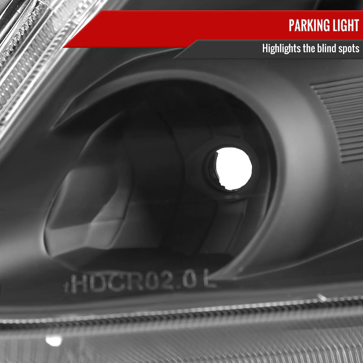 Spec-D Headlights Honda CRV (2002 2003 2004) OEM Replacement w/ Amber Corners - Image 9