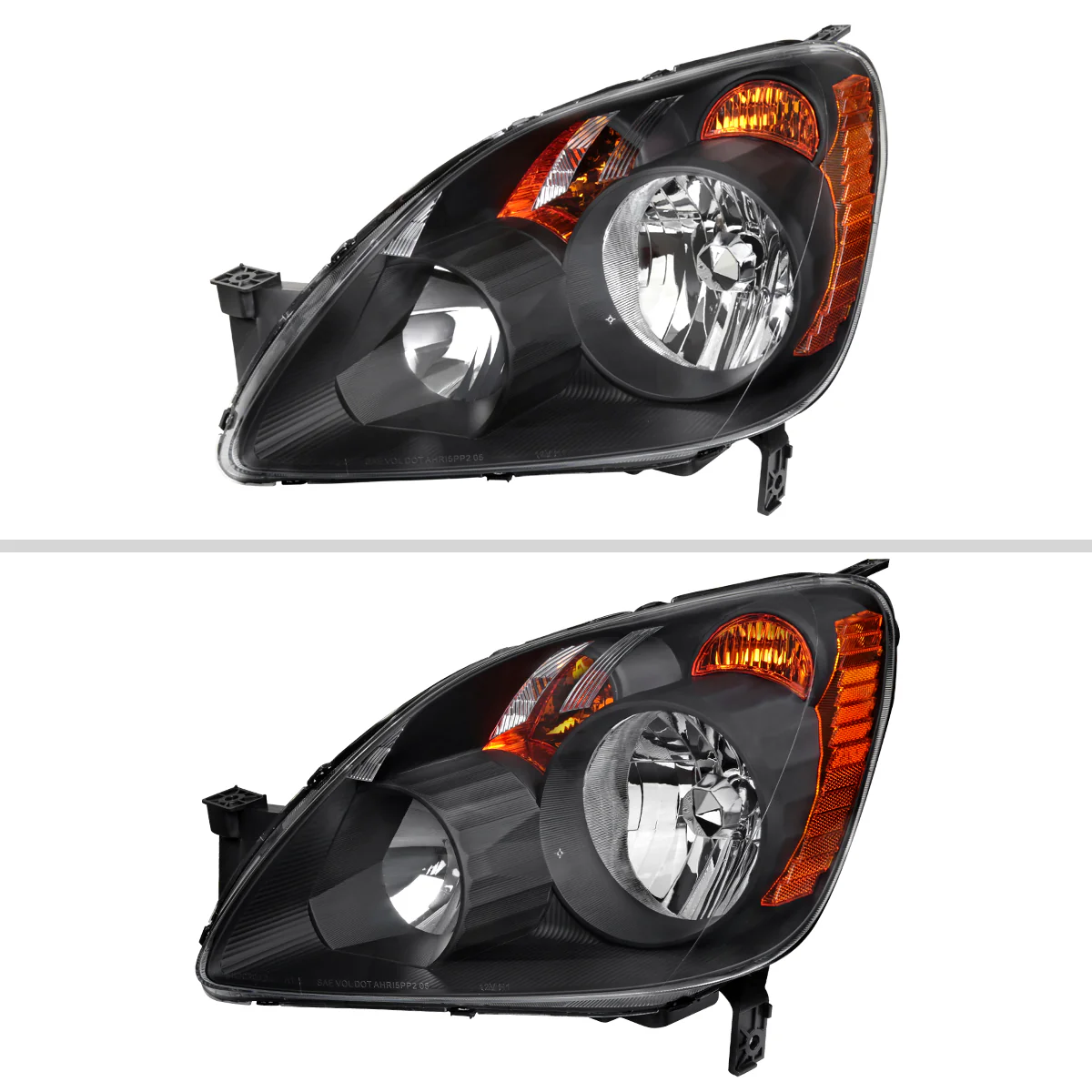 Spec-D Headlights Honda CRV (2005 2006) Japan Built CRV - OEM Replacement w/ Amber Corners - Image 7