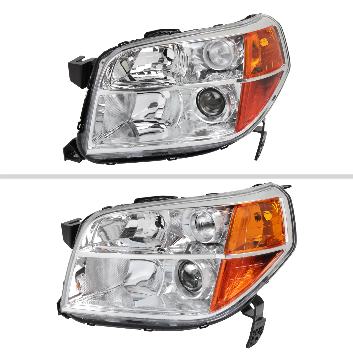 Spec-D Projector Headlights Honda Pilot (2006-2008) Chrome / Black Housing OEM Replacement - Image 8