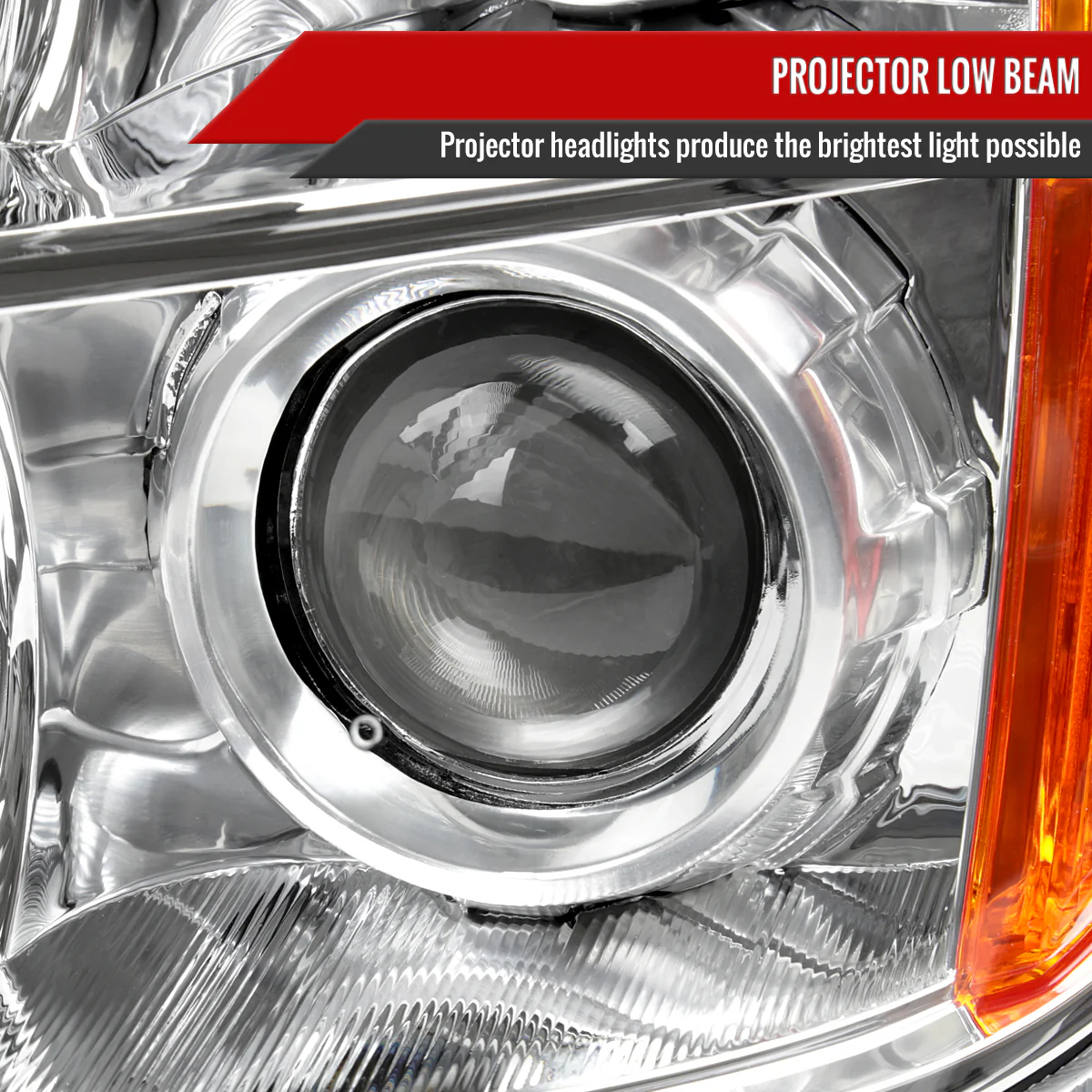 Spec-D Projector Headlights Honda Pilot (2006-2008) Chrome / Black Housing OEM Replacement - Image 9