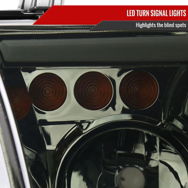 Spec-D Headlights Toyota Tundra (07-13) Sequoia (08-17) OE Style w/ LED Tube & LED Turn Signal - Chrome or Black - Image 15