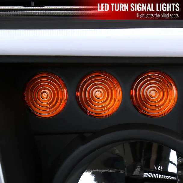 Spec-D Headlights Toyota Tundra (07-13) Sequoia (08-17) OE Style w/ LED Tube & LED Turn Signal - Chrome or Black - Image 24