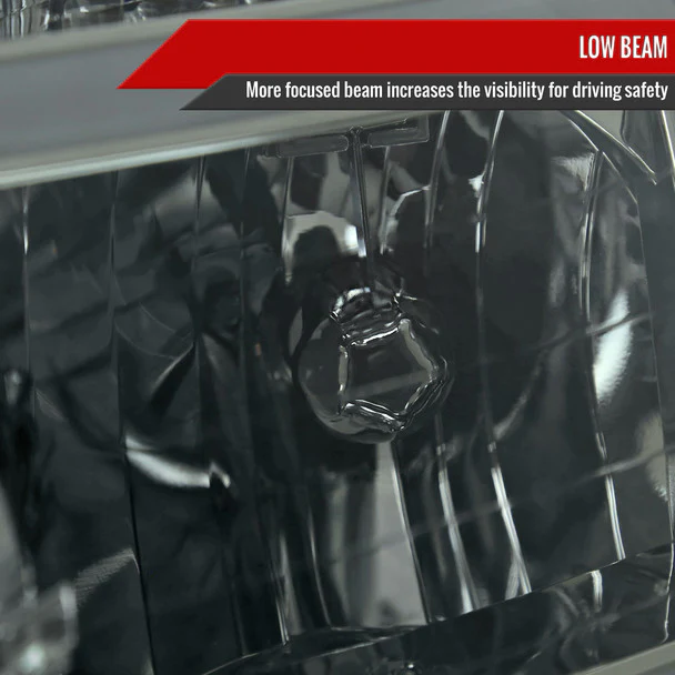 Spec-D Headlights Nissan Titan (04-15) Armada (04-07) OEM Replacement w/ LED Bar - Image 3