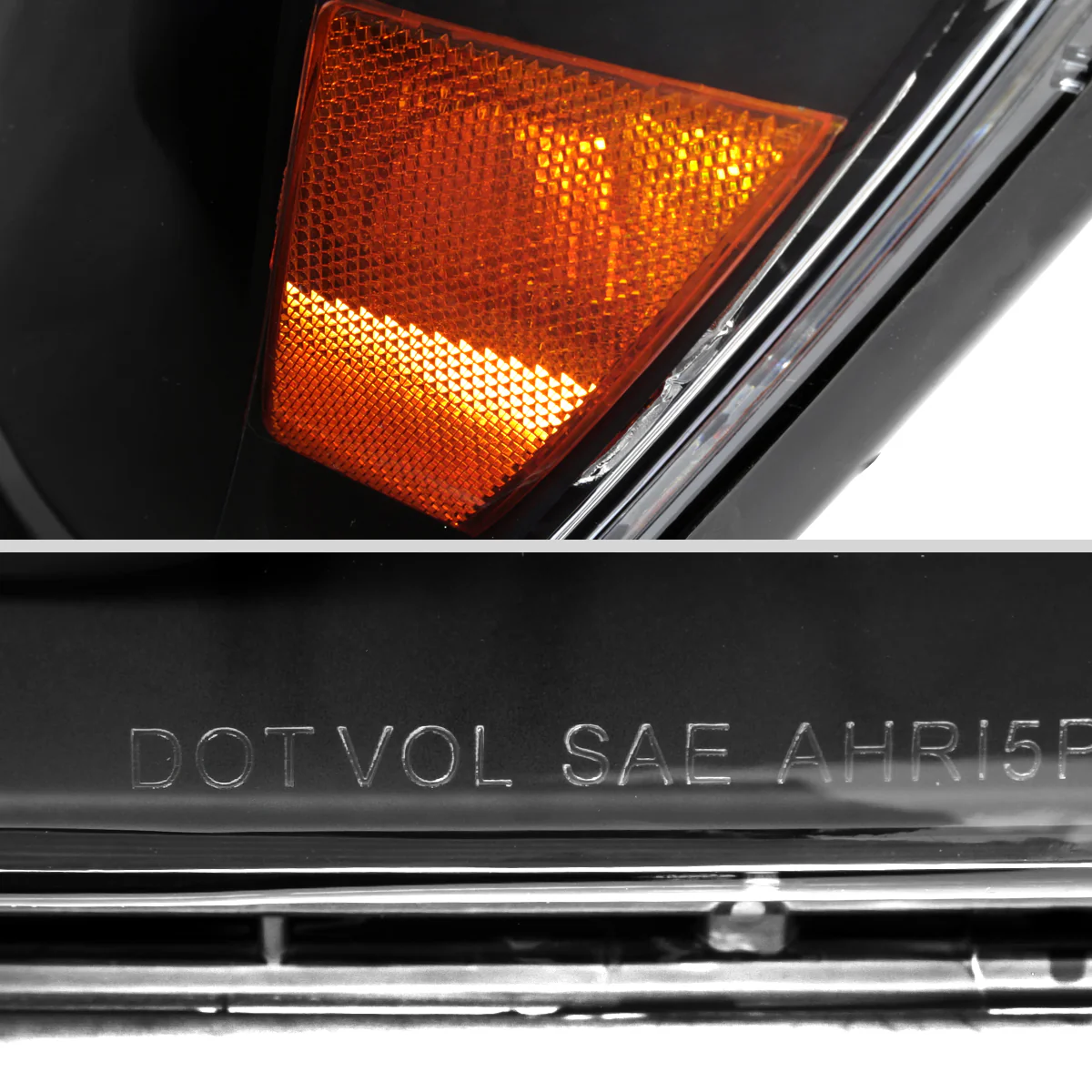Spec-D Headlights Toyota Highlander (2004-2007) Black OEM Replacement Style - Image 8