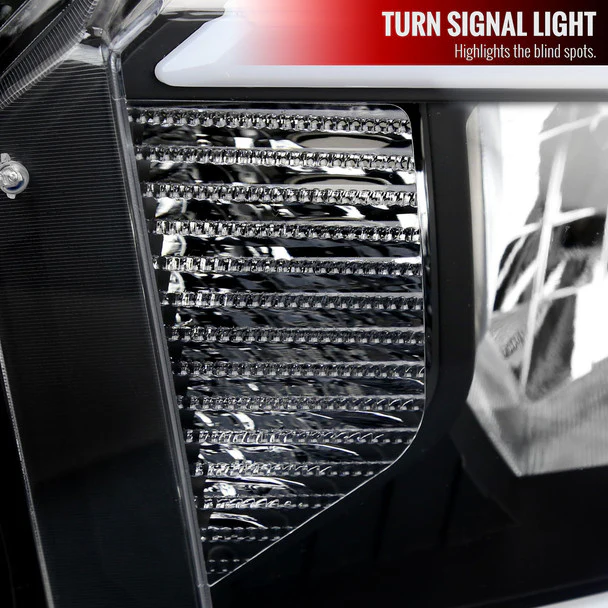 Spec-D Headlights Toyota Tundra (2014–2021) OE Style w/ LED Bar - Chrome or Black w/ Clear or Smoke Lens - Image 22