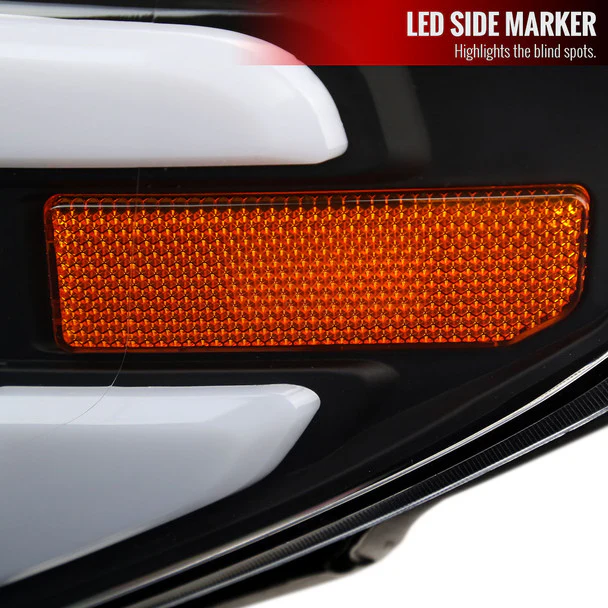 Spec-D Headlights Toyota Tundra (2014–2021) OE Style w/ LED Bar - Chrome or Black w/ Clear or Smoke Lens - Image 23