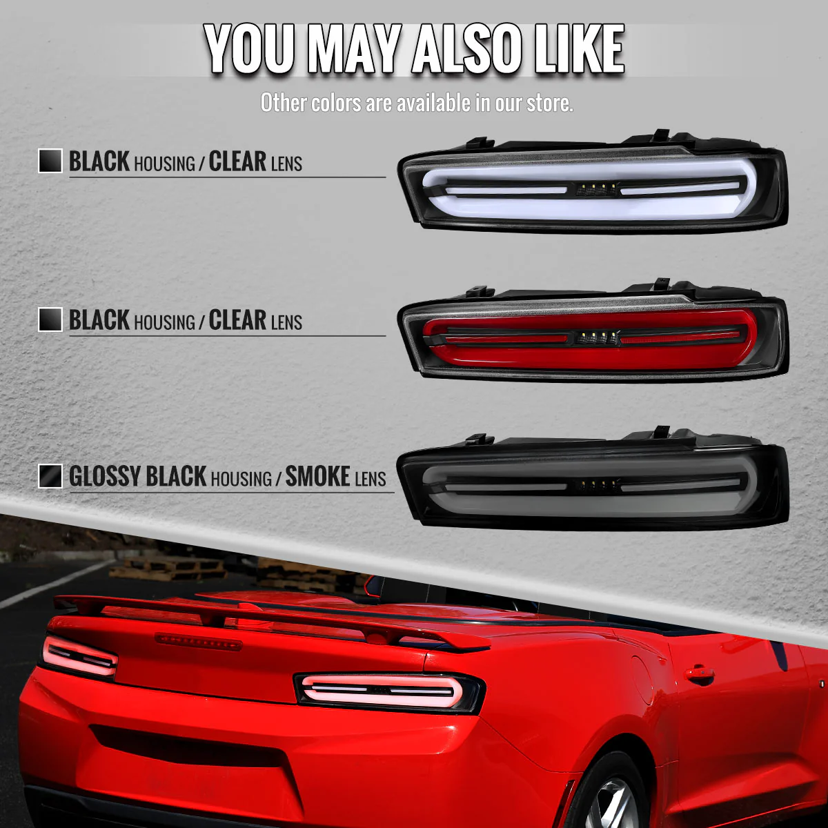 Spec-D Full LED Tail Lights Chevy Camaro (2014-2018) With Sequential Turn Signals - Image 5