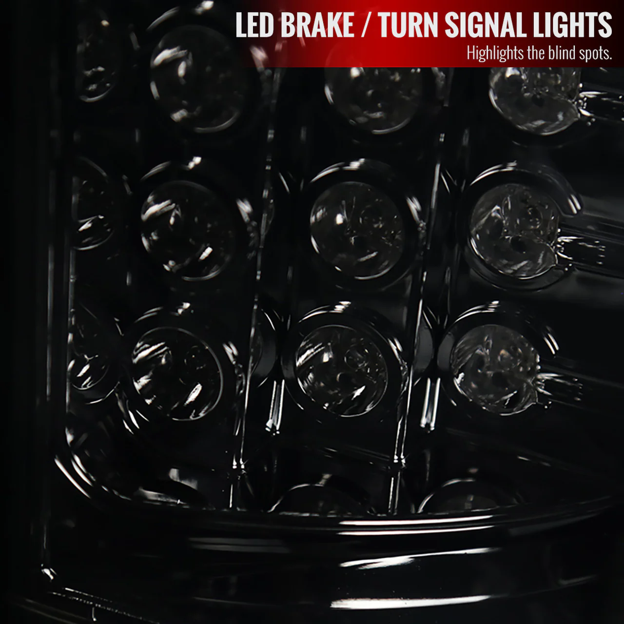 Spec-D LED Tail Lights Chevy Silverado (03-07) LED C-Bar Chrome / Red Housing or Euro Altezza Style - Image 3