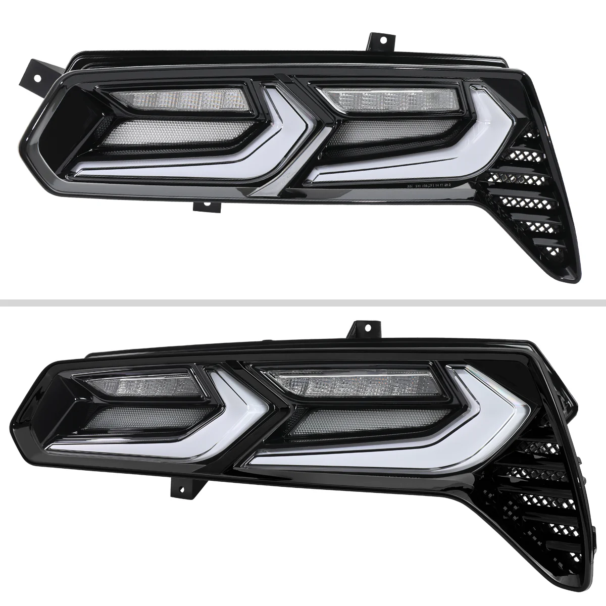 Spec-D LED Tail Lights for Chevy Corvette C7 (2014-2019) C8 Style with Sequential Turn Signals - Clear or Smoked Lens - Image 9